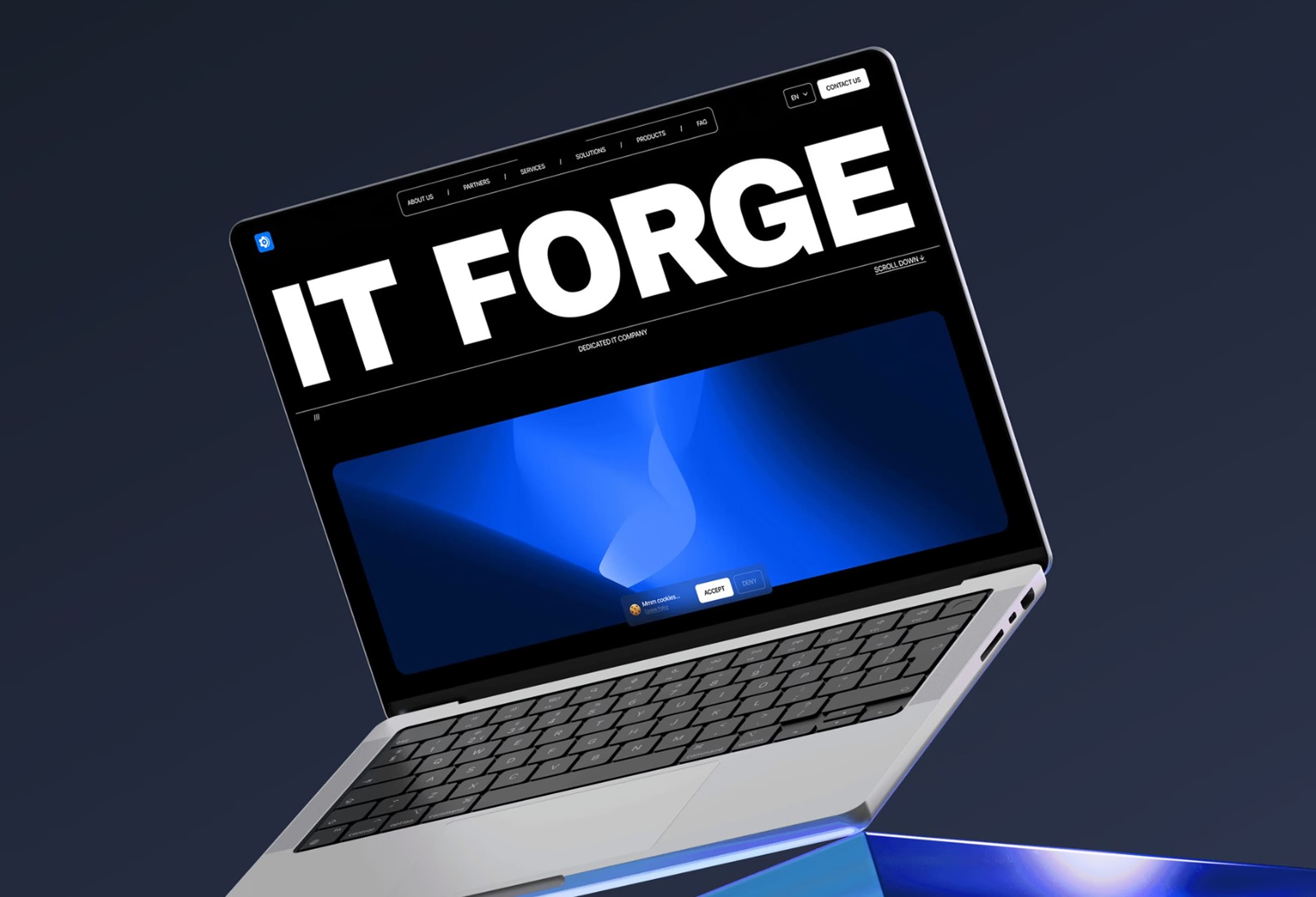Сайт-визитка IT FORGE